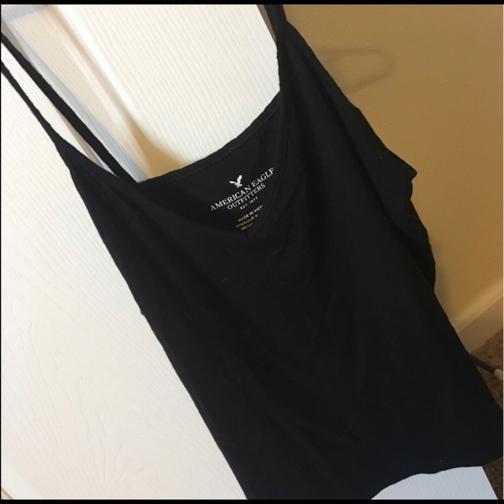 American Eagle Black Tank
